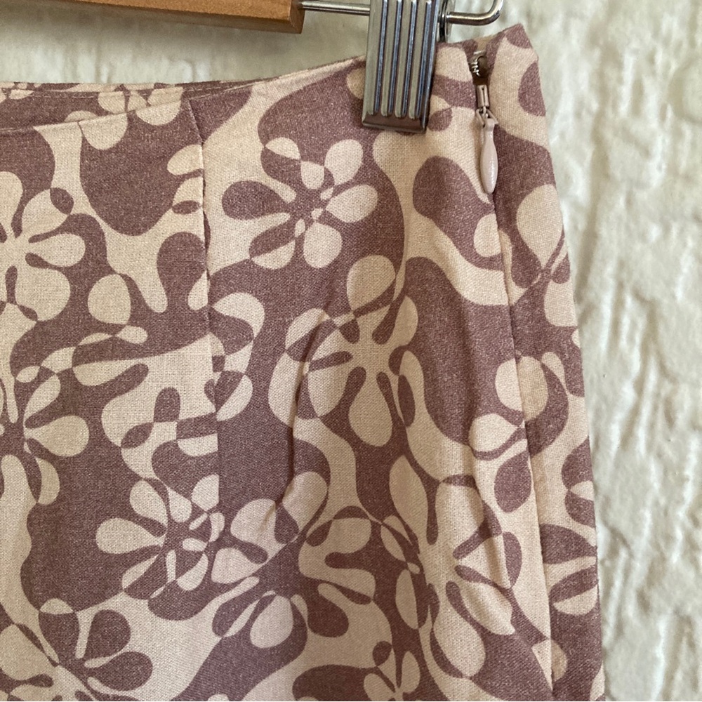 Rhythm Pattern Print Wide Leg Pants Size 4 - Picture 3 of 8